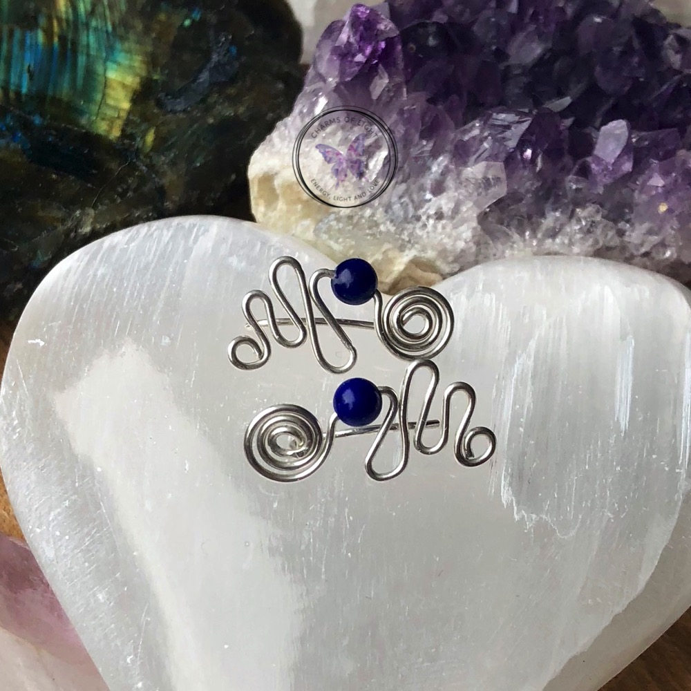 Lapis Lazuli Slider Earrings